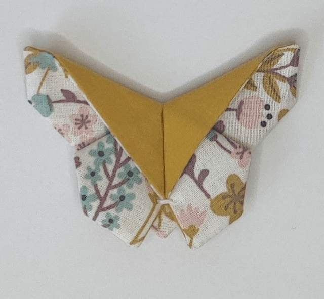 Barrette papillon origami Rêve Champêtre