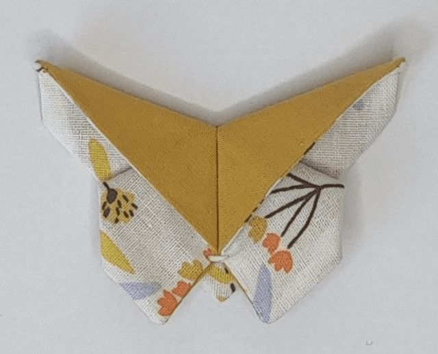 Barrette papillon origami Flora-papillon