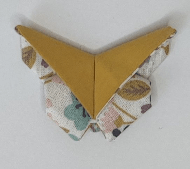 Barrette papillon origami Rêve Champêtre