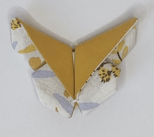 Barrette papillon origami Flora-papillon